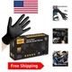XL Disposable Black Nitrile Gloves, 6-Mil, Food Safe, Chemical Resistant, 100ct