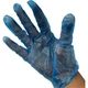 Hawk Disposable Vinyl Safety Gloves, 100-Pk., Blue, Medium, Model# GL-42-10WB-M