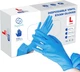 Squish Disposable Gloves, Blue 4 Mil Vinyl Synmax Blend Exam Gloves Non Sterile,