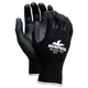MCR Safety PU Coated Work Gloves, EN388: 2121, 12" Long, Small, Black, 12 Pairs