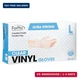 ForPro Disposable Vinyl Gloves, Clear, Industrial Grade, Powder-Free, Latex-Free