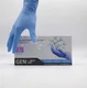 (2) GEN-X Nitrile Examination Gloves  Xtra Large Blue Medical Grade 
