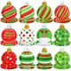 120 Pcs 9 Inch Christmas Disposable Dessert Plates Bulk Christmas Ornaments B...