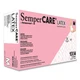 SemperMed SCLT103 Latex Exam Gloves Cream Medium 100/box