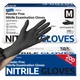 Disposable Nitrile Gloves, Black Powder Free Latex Free Food Safe Chemical Re...