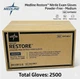 MEDLINE Restore maxOat+ Nitrile Exam Gloves Medium White 1 case of 2500 #OAT6802