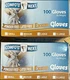 Comfort wear power free Latex free Exam Gloves Large 100 Gloves 2X Boxes =200 pc