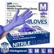 Medical Nitrile Exam Gloves 100 PCs Powder-Free Food-Safe Disposable Glove