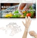 100Pcs(50Paris) Plastic Gloves Disposable - Plastic Food Safe Handling Food P...