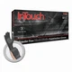 InTouch Powder Free Black Nitrile Examination Gloves, Small, 100-Pack