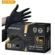 Durable 6 Mil Disposable Black Nitrile Gloves - Perfect for Food & Mechanic Use