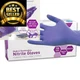 MedPride Powder-Free Nitrile Exam Gloves, Medium (Pack of 100), Iris Blue