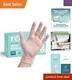 Large Clear Disposable Gloves - BPA-Free, Powder-Free, Perfect for Food Handling
