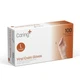 Caring Vinyl Exam Gloves (Large, 100ct), Powder Free Large, Translucent White 