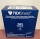 50 Pair TIDI Exam Gloves Latex Powder Free Large 12"L Beaded Cuff 18 Mils