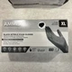 AMMEX Black Nitrile Disposable Exam/Medical Gloves 3 Mil, Latex-Free, Box of 100