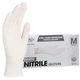 100 Pack Medium White Nitrile Gloves Disposable Food Safe Puncture Resistant
