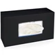SimplyImagine Black Glove Box Holder Wall Mount - Acrylic Disposable Glove Di...