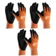 PIP 3 Pack MaxiFlex Ultimate Hi-Vis Orange Work Gloves 34-8014 Sizes Small-X-...