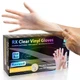 Clear Vinyl Disposable Gloves - Tear-Resistant Food Grade Gloves - Latex Free...