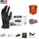 Black Disposable Vinyl Gloves, 2.75 Mil Palm, 3.9 Mil Fingers, X-Large, 100-Pack