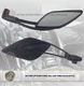 FOR YAMAHA TT R 125 LW 2001 01 PAIR REAR VIEW MIRRORS E13 APPROVED SPORT LINE