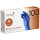 Caring Nitrile Exam Gloves 100ct Powder Free Not Made Natural Rubber Medium