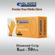 GLADES&trade; 8mil Heavy Duty Disposable Orange Nitrile Gloves M-XXL 50/100/500/1000CT