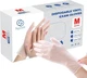 Squish Disposable Vinyl Exam Gloves Clear Size Medium Latex Free Powder Free