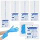 30 Pairs Disposable Nitrile Travel Gloves, Individually Packaged, Blue