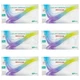 Lot of 6 -  Clear Vinyl Powder-Free X-Large Disposable Gloves - 100 ct Each