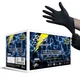 Black Lightning Nitrile Gloves 6 Mil, Disposable Powder-Free Exam & Work Gloves,