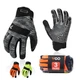 Vgo... 3-Pairs Work Glove Men High Dexterity Gloves Silicone For