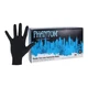 Adenna Phantom Latex Exam Gloves: Medium, Black, Powder-free, Fully