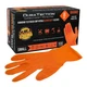 Duratection 8 Mil Orange Super Duty Diamond Textured Nitrile Disposable Gloves