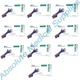 *2,000 Gloves* Ansell Micro-Touch PF Nitrile Medical Examination Small 6034301