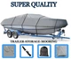GREY BOAT COVER FOR MONARK 1436/1436LW 2001-2002