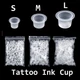 Disposable Microblading Tattoo Ink Cups S/M/L Plastic Permanent Makeup