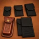 Sheath Knife Pouch Holder 2&ndash;5" Nylon or Leather Belt Case for Swiss Army Knives