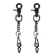 MELOTOUGH MELOTUGH Metal Glove Clip Work Holder 2 pack, B-black 