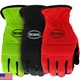 Boss Mens Task 3-Pack High Performance Synthetic Leather Palm Work Gloves High