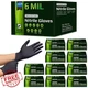 Inspire Black Nitrile Gloves Heavy Duty Disposable Latex Free 6mil