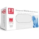 Basic Medical NGPF-7002 Blue Nitrile Exam Gloves, Medium, 100 Count, Latex-Free,