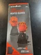 Actionheat Workwear Men's Large Black 5Volt Battery Heated  Gloves-open box