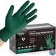 TitanFlex Heavy Duty 8 Mil Nitrile Gloves Dark Green Raised Diamond Grip Industr