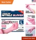 Allergy-Free Disposable Exam Gloves - 100Ct Nitrile, Food-Safe, Pull-On Style