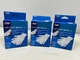 3 Pairs Carex Soft Hand White Gloves, Large