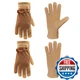 Handlandy Hldd Womens Leather Work Gloves 2 Pairs Cowhide Gardening Gloves