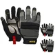 KAYGO KG125M Mechanic Utility Work Gloves for Men - All-Purpose, 3 Pairs