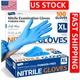 Medical-Grade Nitrile Exam Gloves 100ct - Latex-Free, Waterproof, Extra Thick